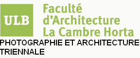 Logo de la triennale de la photographie & architecture de l'ISACF LA CAMBRE - Architecture